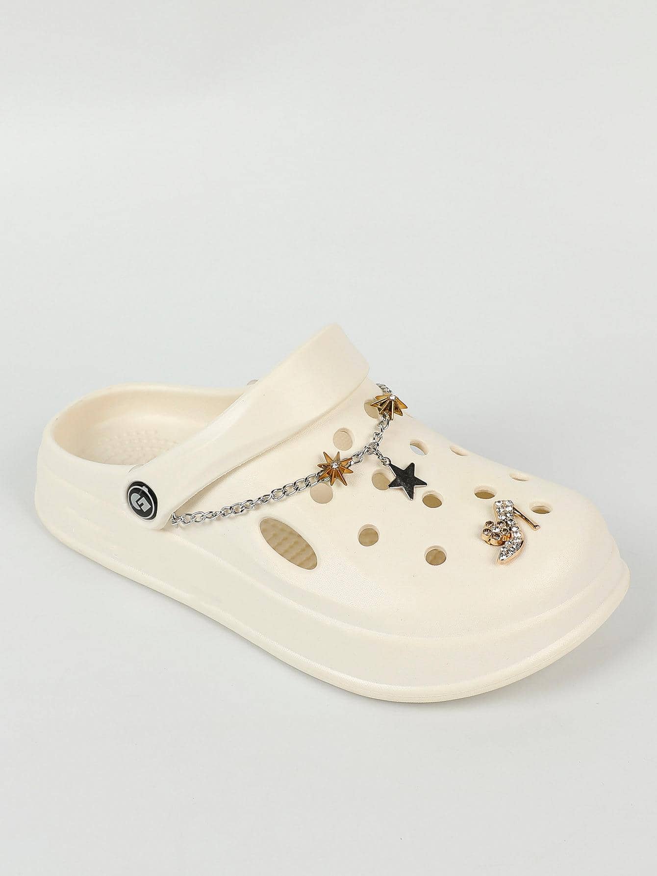 4 cái Trang trí chuỗi trang trí giày hình ngôi sao, Trang trí giày sành điệu cho guốc - Nhiều màu - Xem 1