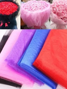 1入組素色花包裝纱线 - 白色 - 查看 10