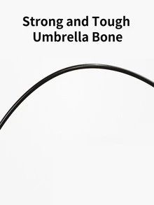 1 pieza Paraguas liso - Burdeos - Ver 5