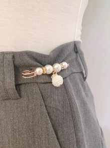 4 chiếc ghim thắt lưng trang trí hình bướm và ngọc trai giả mùa thu, mùa thu, Halloween - Nhiều màu - Xem 3