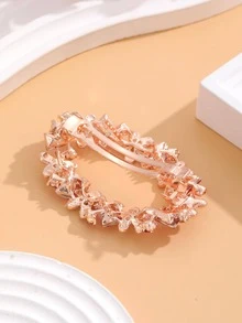 Kẹp tóc trang trí hoa đính đá - Nhiều màu - Xem 3