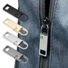 4pcs Metal Universal Replacement Zipper Slider Remove Zipper Puller Zipper Repair Kit For Craft Sewing - Multicolor - View 1