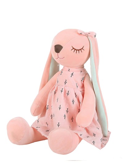 1pc Rabbit Design Plush Toy
