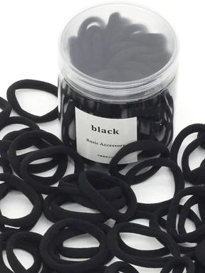 50pcs/Can Women's Basic High Elasticity Hair Ties For Ponytail, Hairstyle (Assorted Colors) Casual,Woman Head Accessories, Woman Hair Accessories Ponytail Holders Hair Elastics Hair Rubber Bands Scrunchies Hair Rope, Hair Bobbles ,Gym Sport Outfit