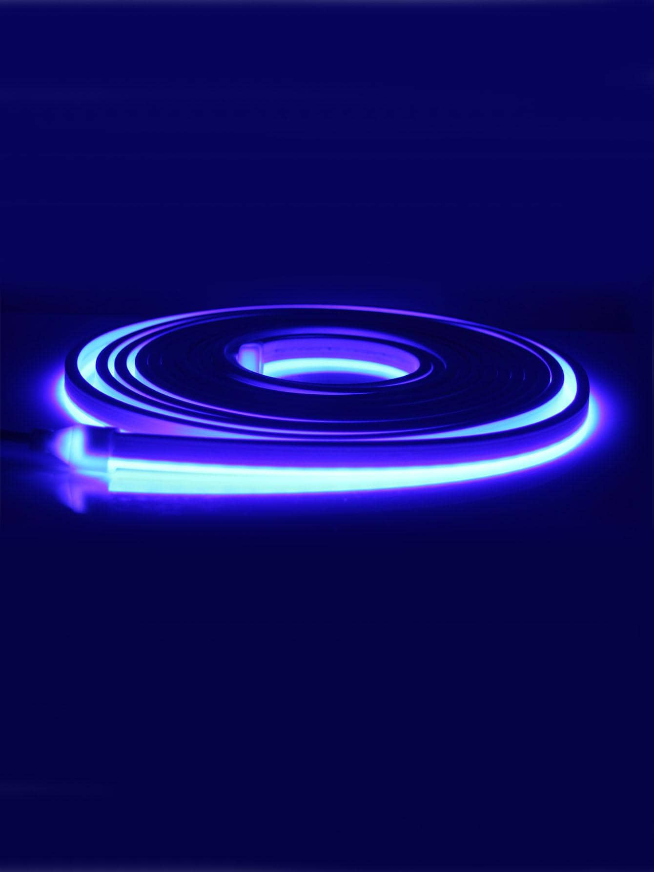 1 Dây Silicon Dây Đèn LED Ánh Sáng, Đèn LED Chống Nước Màu Xanh Hiện Đại Cho Phòng Gia Đình Trang Trí Tiệc - Màu xanh lam - Xem 1