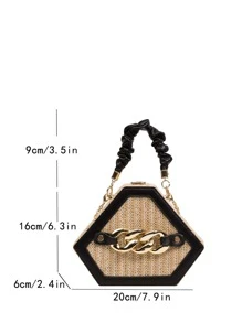 新款编织女士包时尚个性化单肩斜挎包手提包