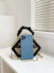 新款编织女士包时尚个性化单肩斜挎包手提包