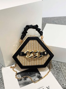 新款编织女士包时尚个性化单肩斜挎包手提包