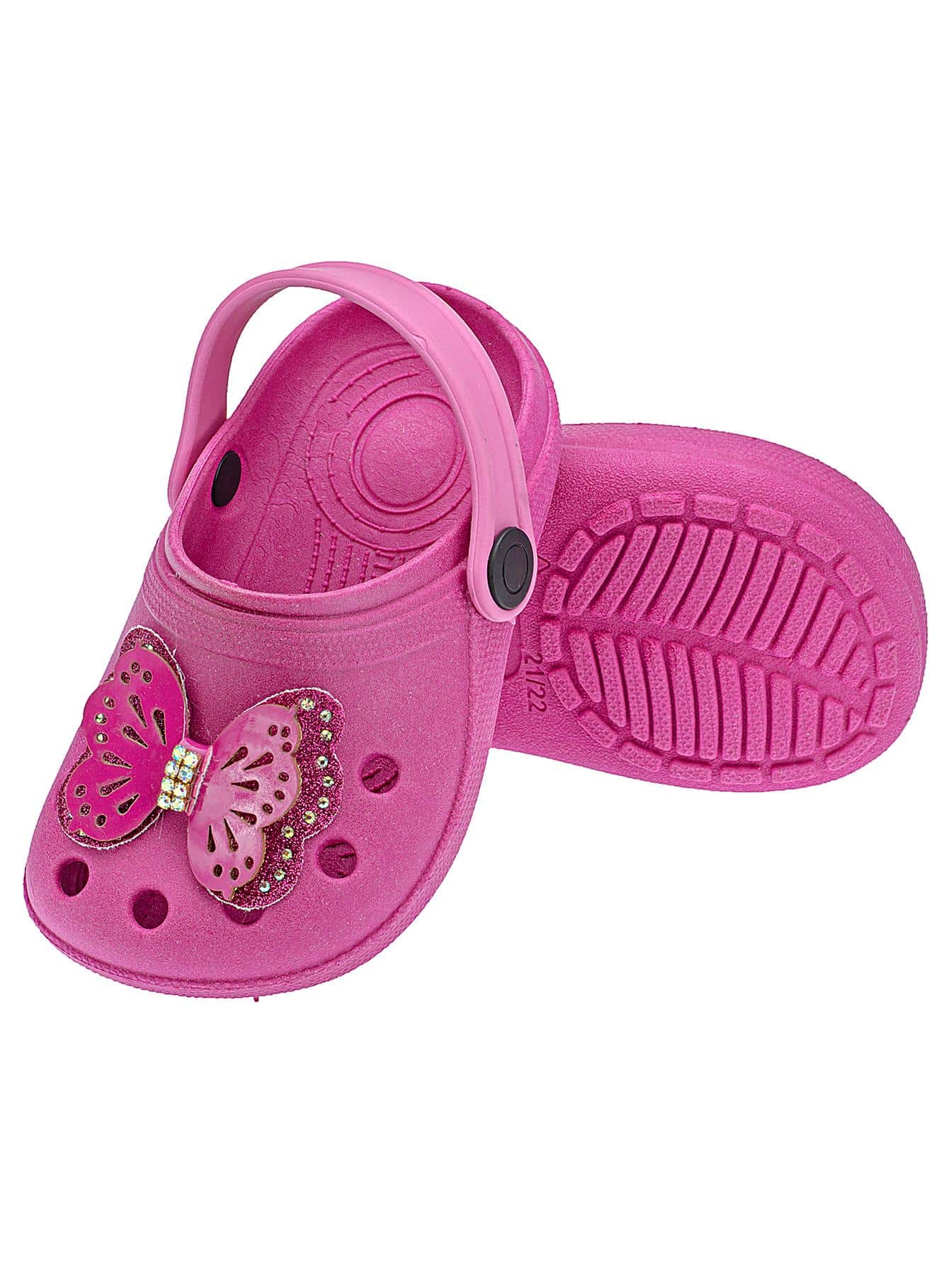 Kids Clogs - 粉色 - 查看 1