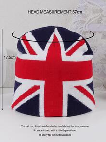 Mujer 1 pieza Sombrero de croché patrón de gato de unión de moda para vida diaria - Multicolor - Ver 3