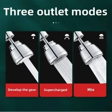 1pc Copper Faucet Extender, Modern Multifunction Faucet Filter For Kitchen - Silver - View 4