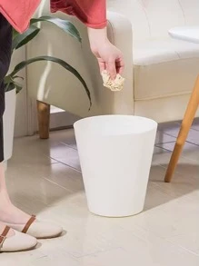 1 Thùng Rác Nhựa, Thùng Rác Trắng Bắc Âu Cho Hộ Gia Đình - trắng - Xem 1