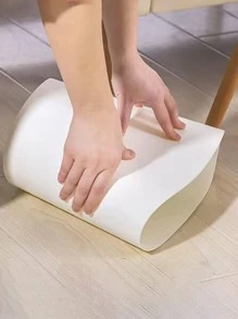 1 Thùng Rác Nhựa, Thùng Rác Trắng Bắc Âu Cho Hộ Gia Đình - trắng - Xem 4