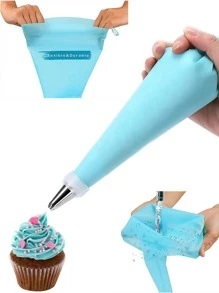 58pcs Piping Nozzle & Pastry Bag Set - Silver - View 5