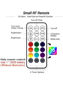 1 pieza PC 13 piezas LED magnético Ventosa sumergible luz impermeable remoto RGB submarino Luz para fiesta - transparente - Ver 3