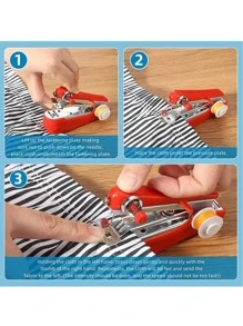 1入組便攜式迷你縫紉機 - 粉色 - 查看 6