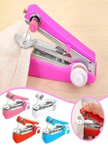 1入組便攜式迷你縫紉機 - 粉色 - 查看 1