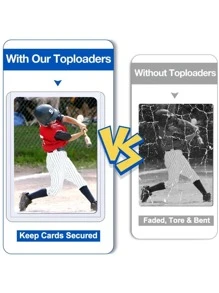 25pcs Large Size Vertical Transparent Photo Protective Covers For Star Albums, Small Cards And Postcards - Clear - View 3