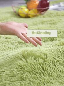 Soft Modern Large Shaggy Area Rug, Suitable For Bedroom, Living Room, Dorm, Home Decor, Fluffy Plush, Grass Green, Comfortable & Versatile, Ideal Decorative Carpet - Green - View 4