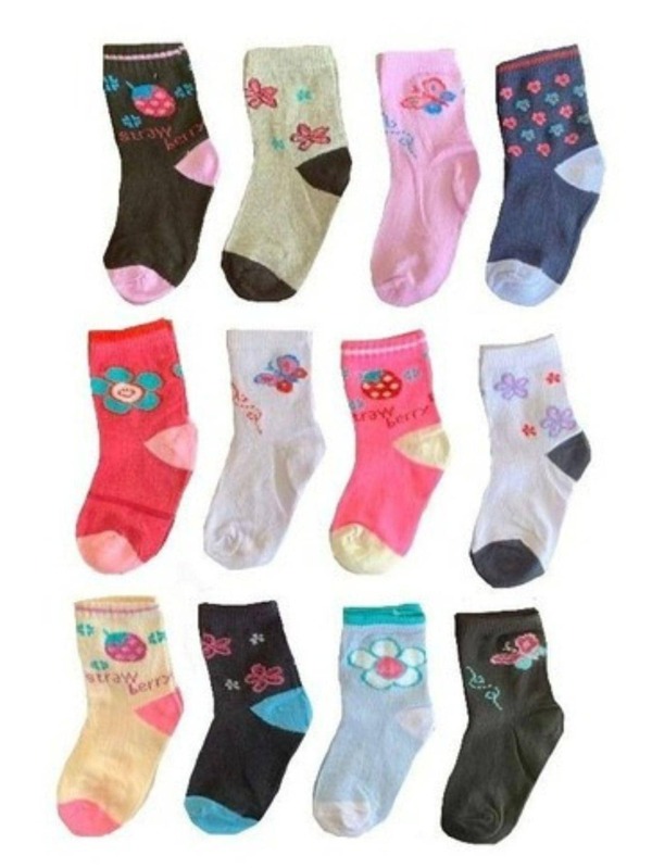 Kit 6 Pares De Meias Infantil Cano Alto Sortida Menina MFL
