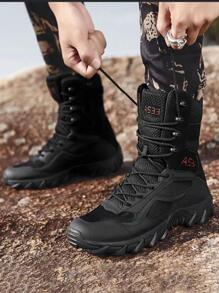 1 par Botas exterior senderismo , , supervivencia , aventura , entrenamiento - Negro - Ver 2