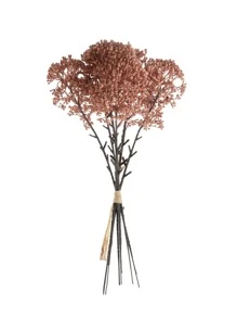 6/12 Pcs Artificial Plants For Home Office Garden Fake Flower Plants, Baby Breath Flower Bouquets, Home Decorations For Wedding Flower Arrangements Parties, Table Vases, Garden Fake Flowers, Home Table Centerpieces, DIY Garland Flowers Artificial Flower Decorations - Brown - View 12