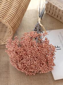 6/12 Pcs Artificial Plants For Home Office Garden Fake Flower Plants, Baby Breath Flower Bouquets, Home Decorations For Wedding Flower Arrangements Parties, Table Vases, Garden Fake Flowers, Home Table Centerpieces, DIY Garland Flowers Artificial Flower Decorations - Brown - View 3