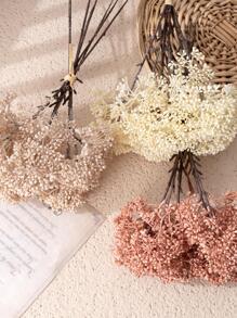 6/12 Pcs Artificial Plants For Home Office Garden Fake Flower Plants, Baby Breath Flower Bouquets, Home Decorations For Wedding Flower Arrangements Parties, Table Vases, Garden Fake Flowers, Home Table Centerpieces, DIY Garland Flowers Artificial Flower Decorations - Brown - View 10