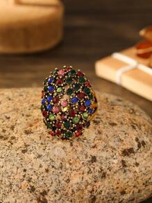 1入組歐美復古戒指,夜店和條形裝飾用品合金龐克經典中性手指戒指