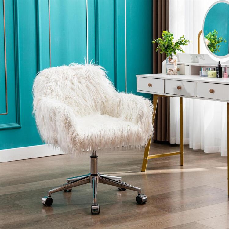 Vanity fur chair hotsell