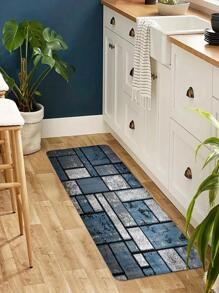 1 tấm thảm nhà bếp họa tiết hình học chống trượt - Nhiều màu - Xem 6