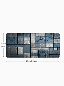 1 tấm thảm nhà bếp họa tiết hình học chống trượt - Nhiều màu - Xem 9