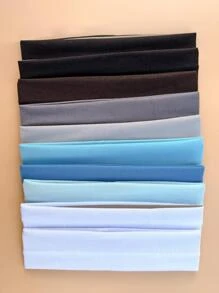 10入組素色百搭髮圈 - 彩色 - 查看 1