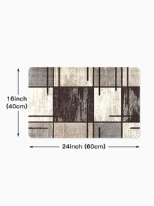 1入組幾何樣式防滑廚房地墊 - 彩色 - 查看 7