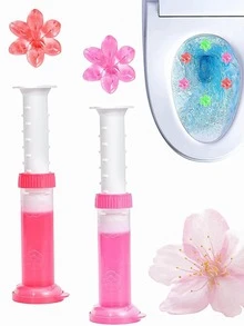 1入組花朵設計廁所芳香凝膠 - 彩色 - 查看 8