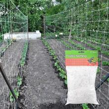 1pc 1.67 X 10 Meters 5 X 30Ft, Plant Trellis Netting, Heavy-Duty Polyester Grow Net, Garden Trellis Netting - White - View 1