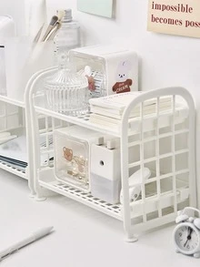Giá lưu trữ hai lớp 1 cái - trắng - Xem 3