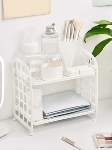 Giá lưu trữ hai lớp 1 cái - trắng - Xem 1