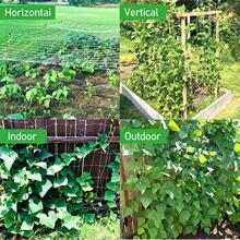 1pc 1.67 X 10 Meters 5 X 30Ft, Plant Trellis Netting, Heavy-Duty Polyester Grow Net, Garden Trellis Netting - White - View 7