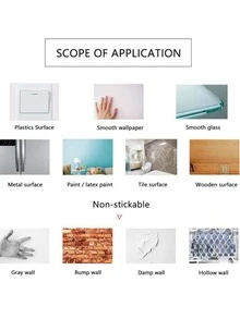 6pcs Geometric Design Mirror Wall Sticker - Silver - View 8