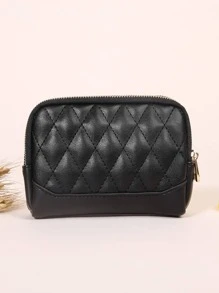 Gewatteerd detail met rits Elegante stijl Lichtgewicht mode Voor jubileum Voor verjaardagscadeau Voor cadeau Witteboordenwerkers Voor mannen Voor vrouwen Zakelijk casual Voor vrouwen Portemonnee Mini-portemonnee Portemonnee Portemonnee Muntportemonnee