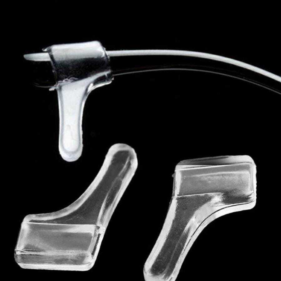 10入組透明防滑眼鏡支架扣飾 - 無色 - 查看 1