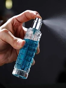 1 件 30ml 香水雾化器喷雾瓶可再填充旅行必需品、海滩旅行收纳袋、暑假返校学校用品假日露营假日必需品配件迷你女士香水男士香水 - 銀色 - 查看 3