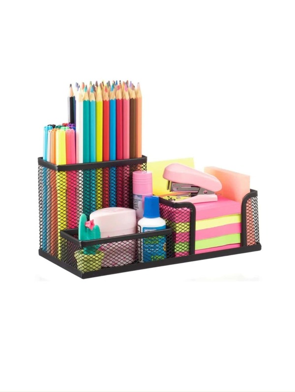 Porta Treco Organizador De Mesa Escritório Caneta Lápis