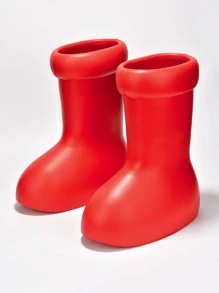 Toy Women's Anime Fashion Big Red Boots - Red - View 3