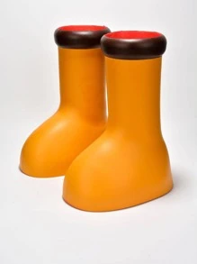 Toy Women's Anime Fashion Big Red Boots - Camel - View 3