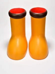 Toy Women's Anime Fashion Big Red Boots - Camel - View 4