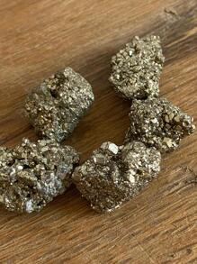 1 Piedra pirita piedra natural  de 1 a 1.5 cm aproximadamente - Dorado - Ver 4