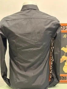 Men Shirts - 黑色 - 查看 2