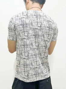 Men T-Shirts & Tanks - 白色 - 查看 2